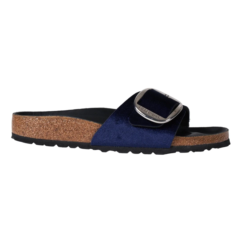 Madrid Big Buckle Nubuck Leather Midnight
