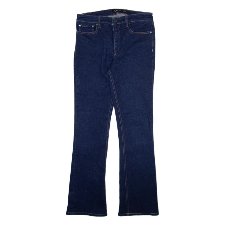 LAUREN RALPH LAUREN Womens Jeans Blue Regular Bootcut W30 L30