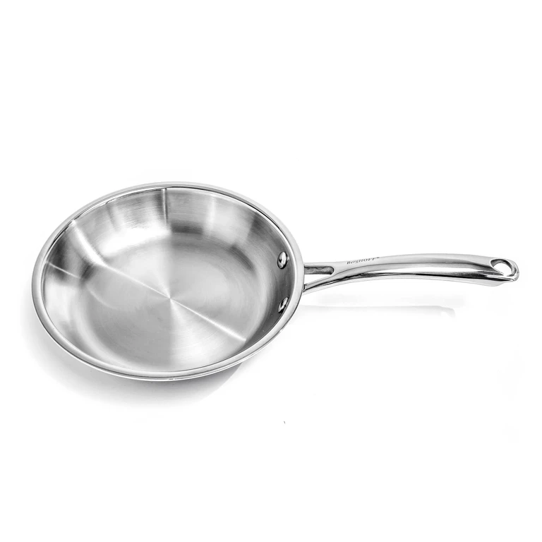 Professional Tri-Ply 18/10 Stainless Steel 8'' Fry Pan