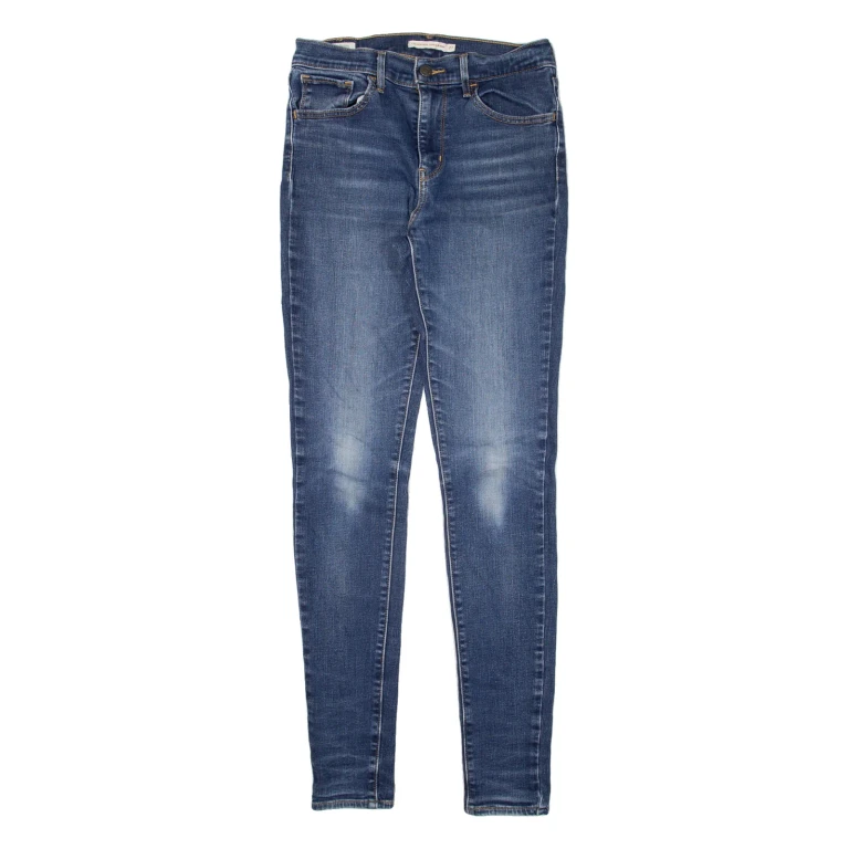 LEVI'S 720 BIG E High Rise Womens Jeans Blue Slim Skinny W27 L32