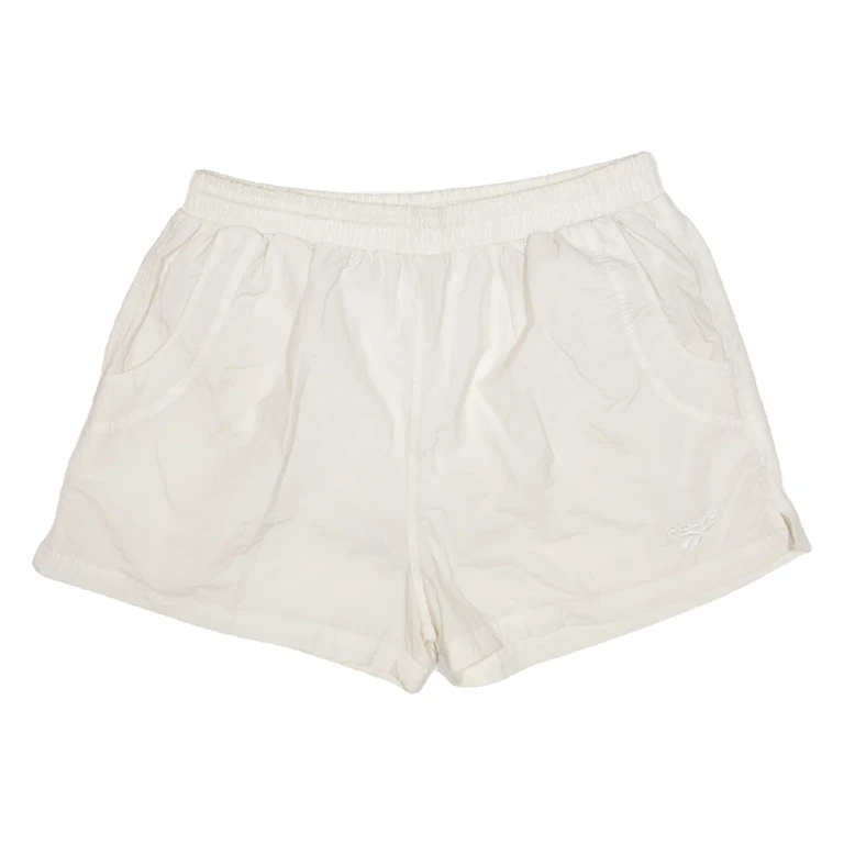 REEBOK Lined Mens Sports Shorts White Relaxed 90s XL W33