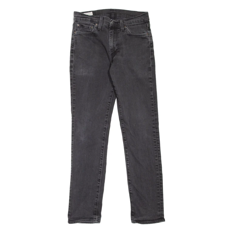 LEVI'S 511 BIG E Jeans Mens Black Slim Straight W28 L32