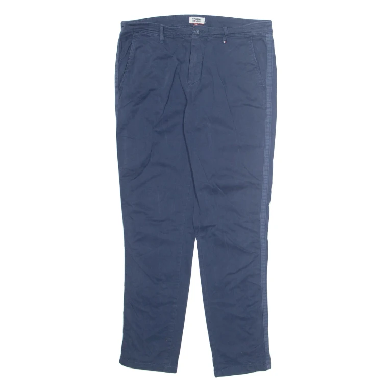 TOMMY HILFIGER Chino Mens Trousers Blue Regular Tapered W29 L29