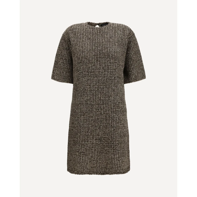 Sequin-effect tweed Dress Female 38