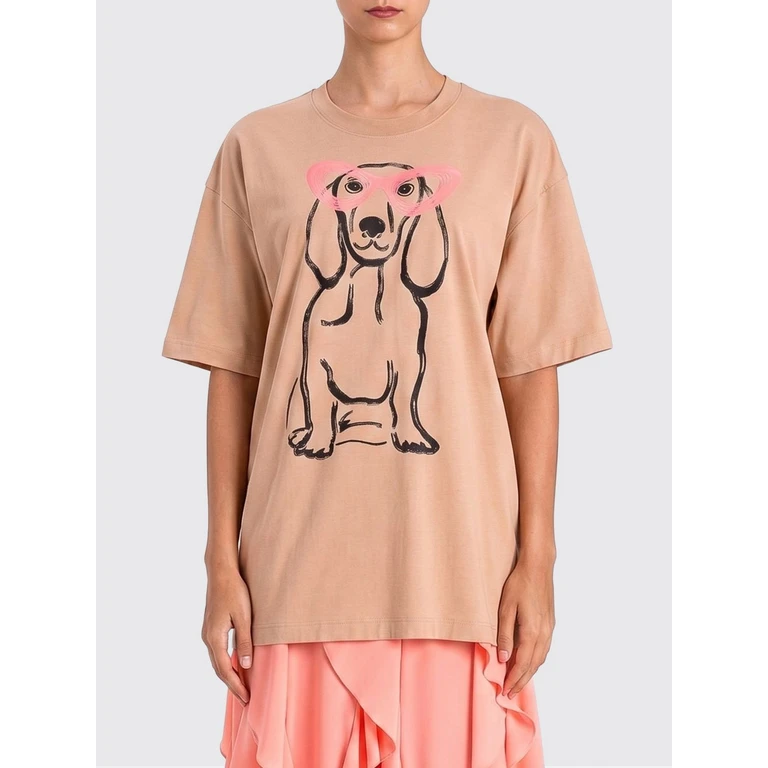 T-Shirt Woman color Beige (261AQ201013570)