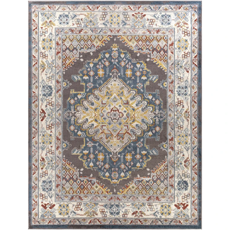Haymond Brown Medallion Area Rug