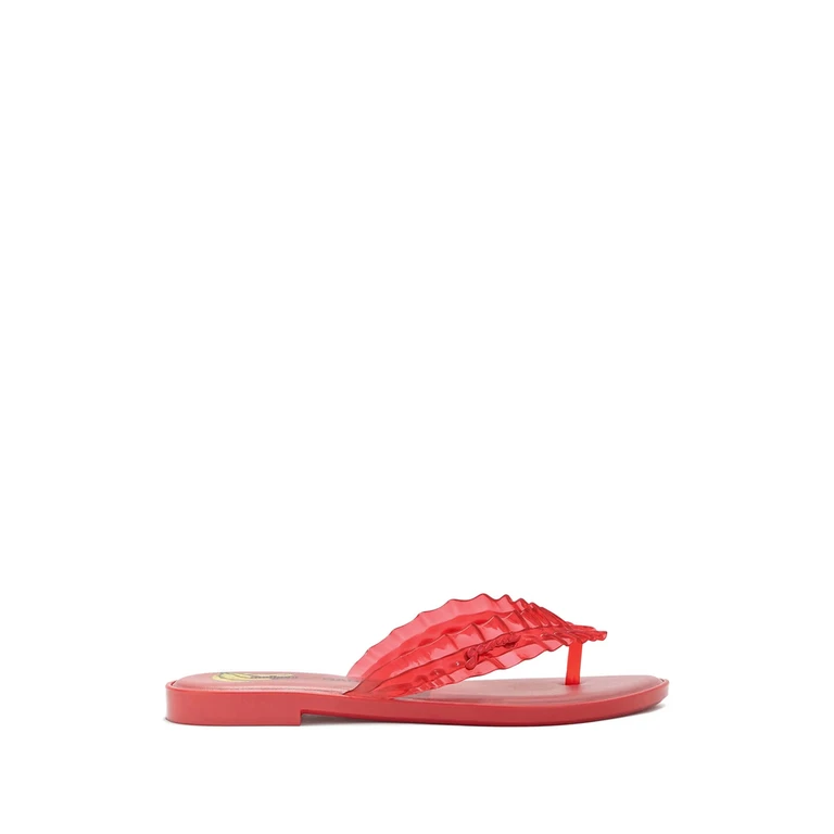 Ganni X Melissa Ruffled-strap Flip-flops (D1020029)