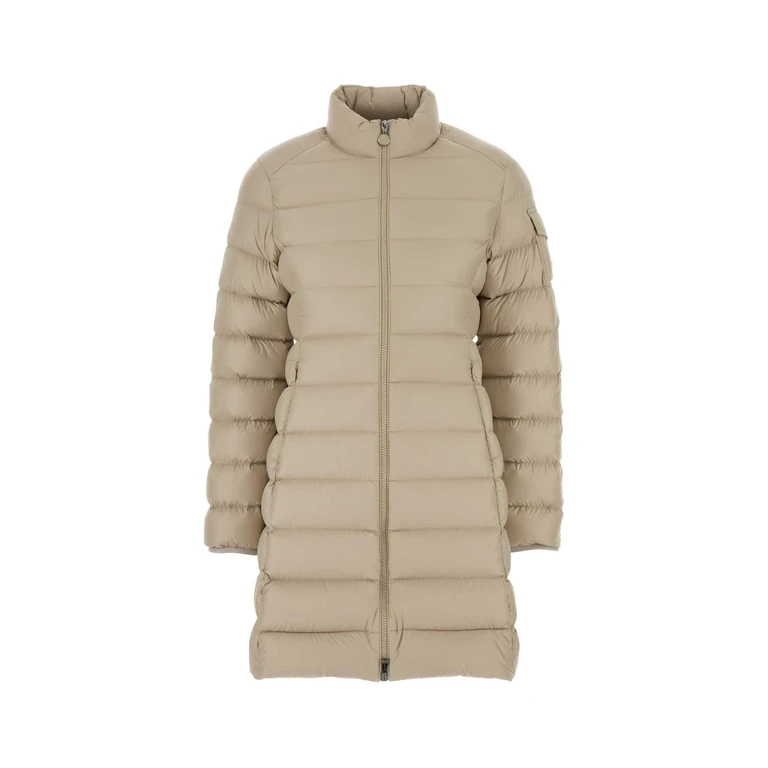 Sand Polyester Igesse Down Jacket Ecru Cappotti - Women