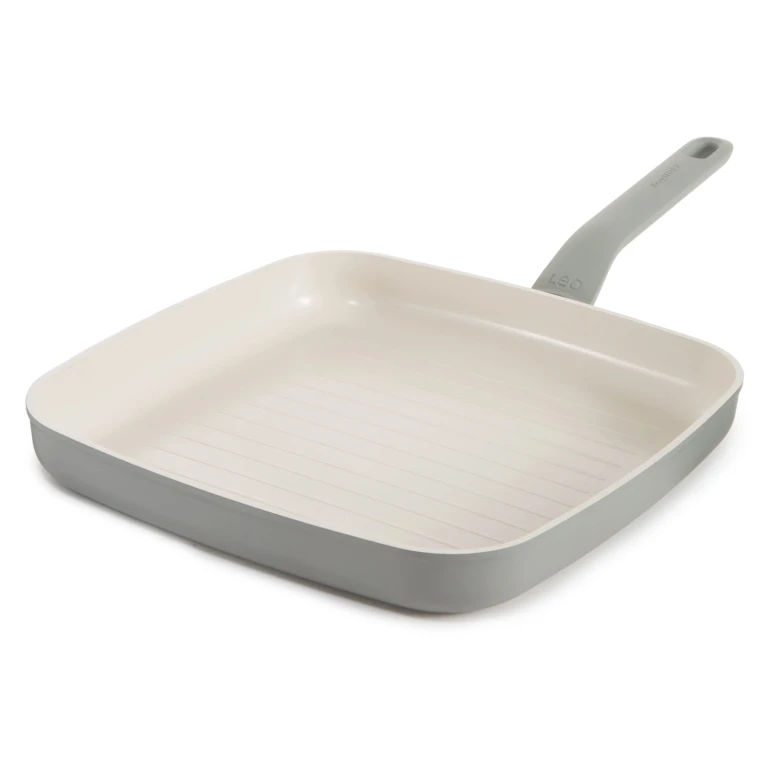 Balance Nonstick Ceramic Grill Pan 11", Recycled Aluminum, Moonmist