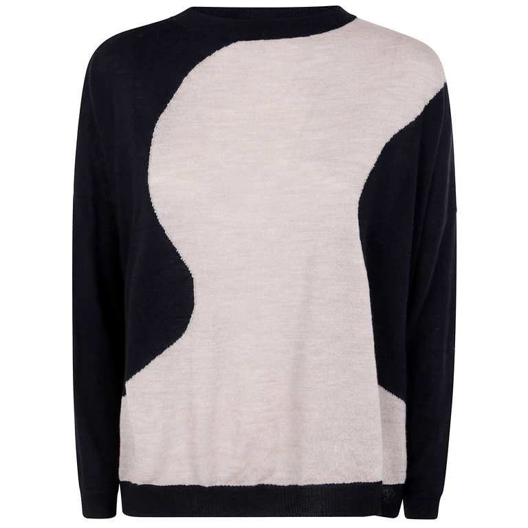 KNIT KNIT Short Sweater Embroidered