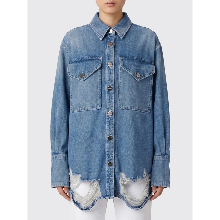 Shirt Woman color Blue (DC460DF0283DMB5800)