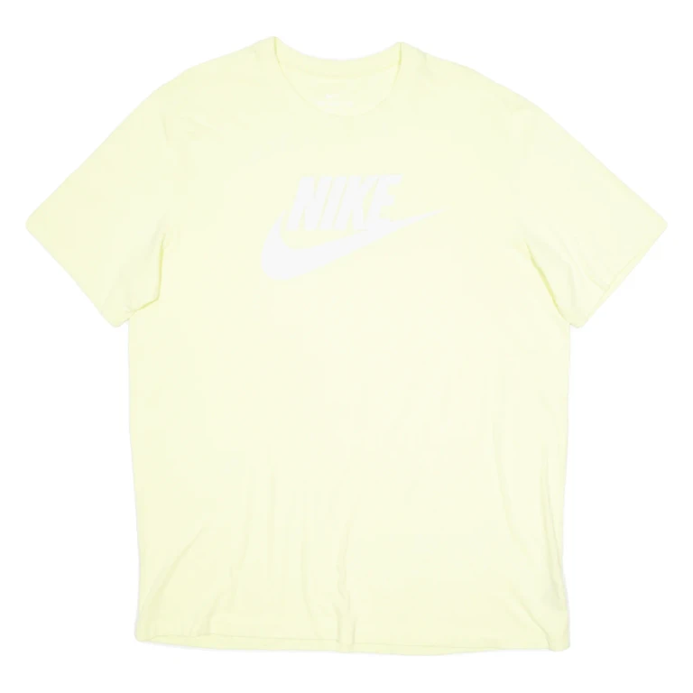 NIKE Mens T-Shirt Yellow L