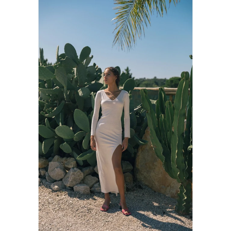 CRASSULA DRESS - ECRU