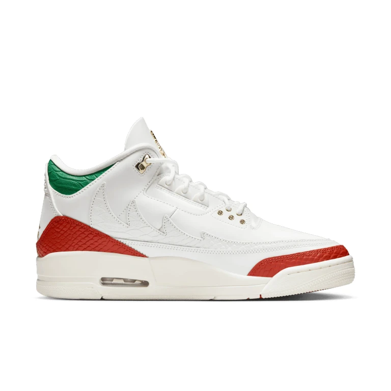 [io1752-100] Mens Air Jordan Retro 3 'el Vuelo Summit White'