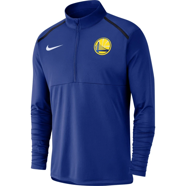 Men's NBA Golden State Warriors Logo 1/4 Zip Pullover