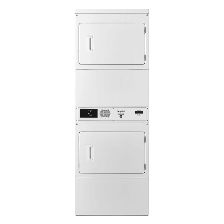 Commercial Electric Stack Dryer, Non-Coin in White 7.4 cu. ft. CESP2978JQ
