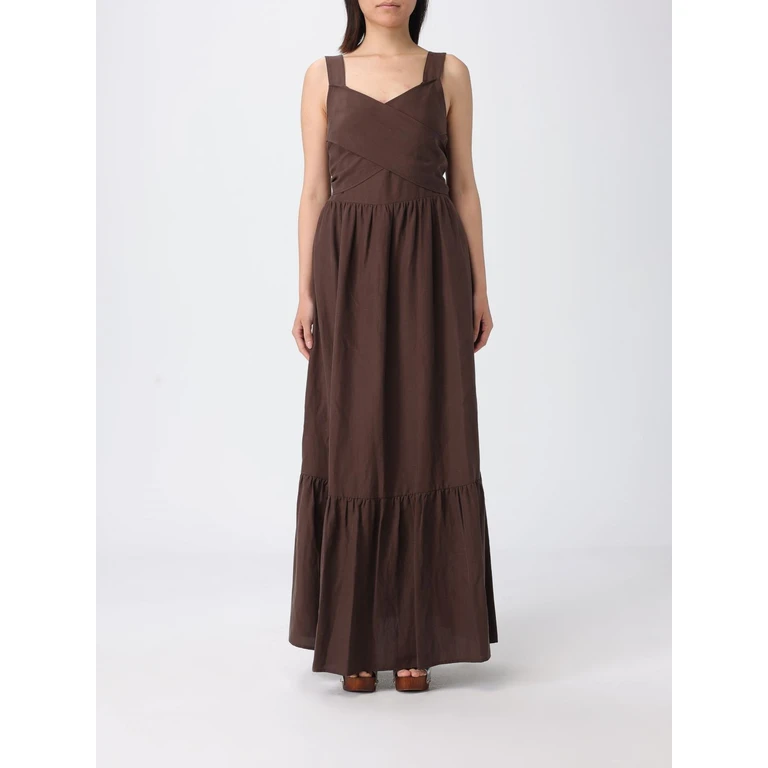 LIU JO Dress Woman color Brown (WA6428T481891109)