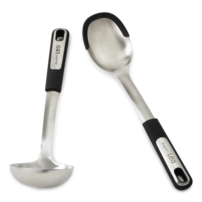 Graphite 2Pc Soup Ladle and Serving Spoon Set