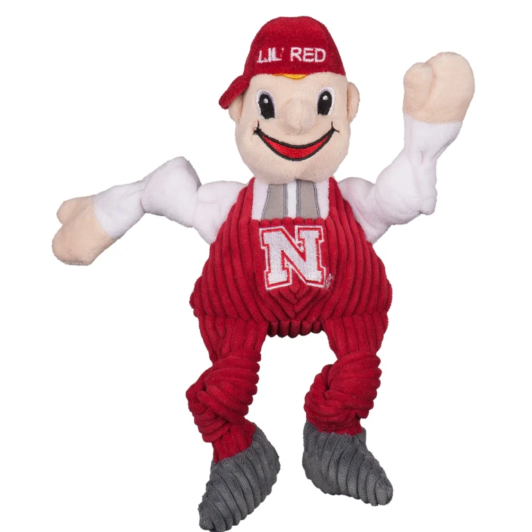 NCAA University of Nebraska, Lil Red Knottie Plush Dog Toy