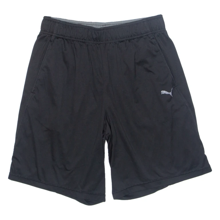 PUMA Mens Sports Shorts Black Relaxed M W28
