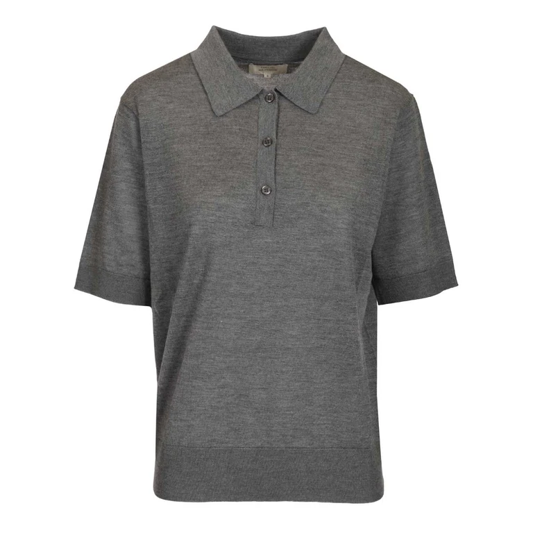 Loulou De Saison MIGO cashmere polo shirt Grey - Women