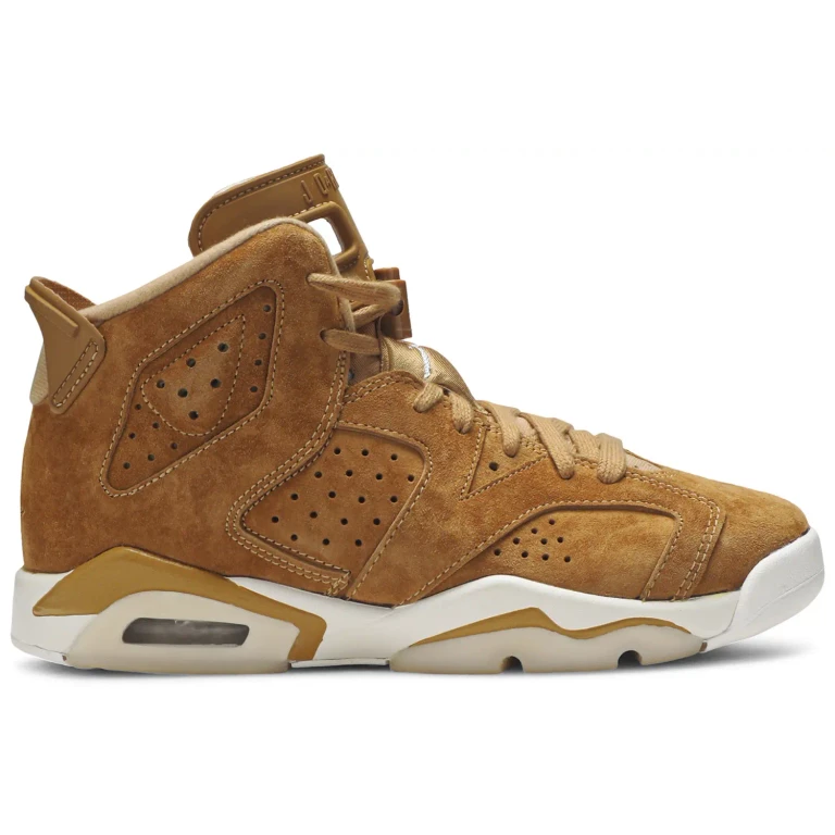 Grade School Retro 6 'Wheat Gs' Sneakers