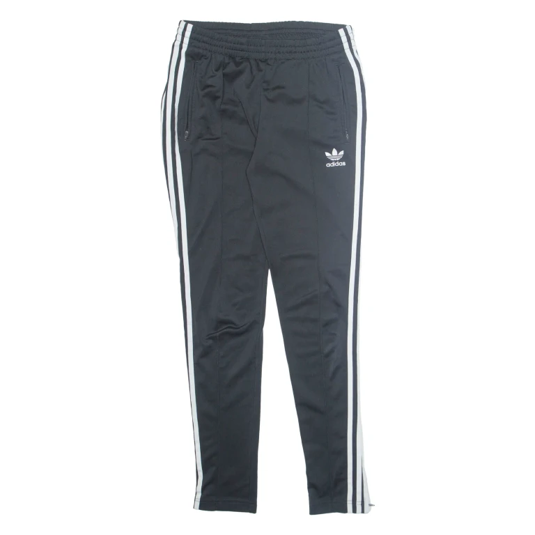 ADIDAS Womens Joggers Black Tapered M W26 L29