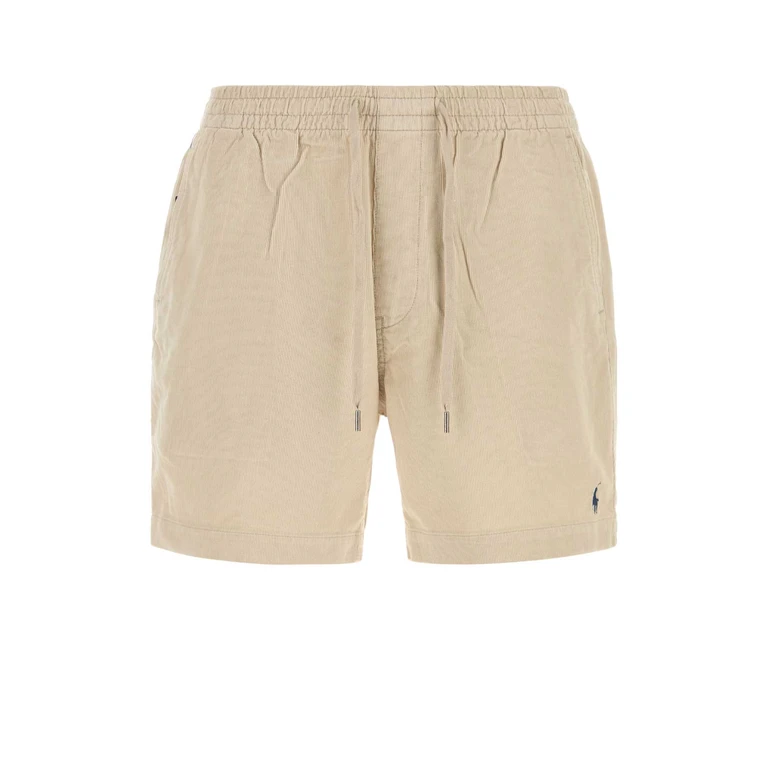Polo Ralph Lauren Sand Corduroy Bermuda Shorts Khakistone Exterior: Cotton - Men