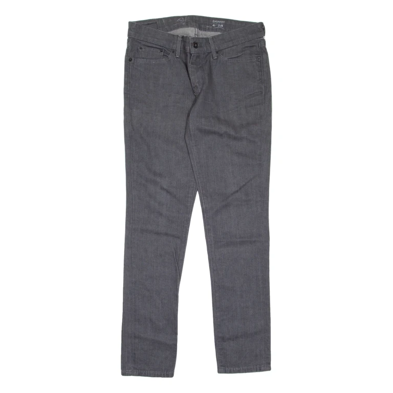LEVI'S Womens Jeans Grey Slim Skinny W28 L29