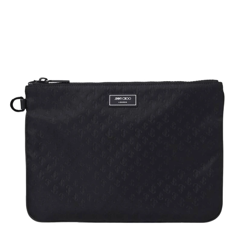 Derek-N JC Embossed Nylon Clutch