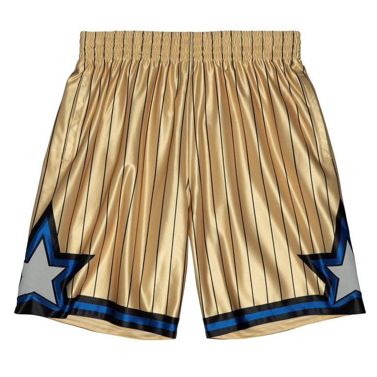 NBA 75Th Gold Swingman Shorts Orlando Magic 1993