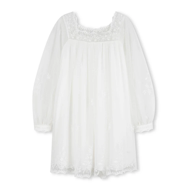 Chloe' Robe Au Genou - Blanc (C20812117)
