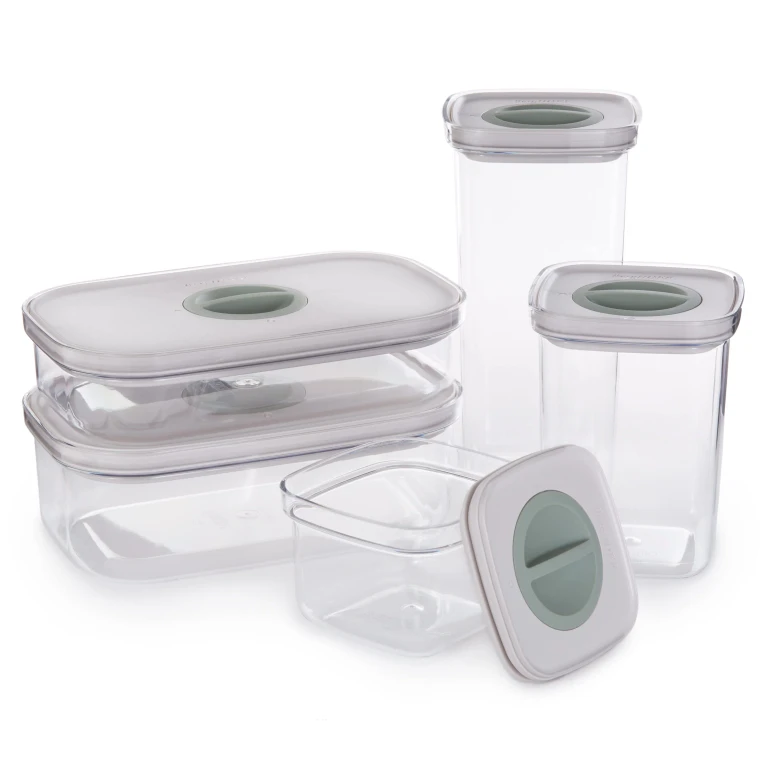 Leo 5Pc Smart Seal Food Container Set