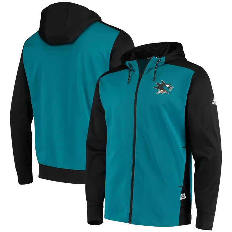 Men's NHL San Jose Sharks Full Zip Hoodie
