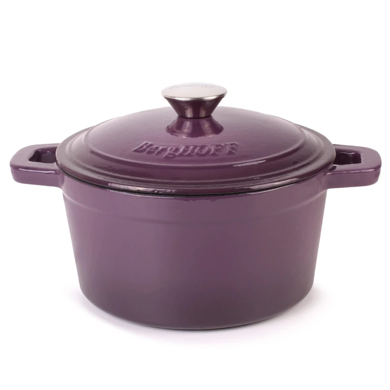 Neo Cast Iron 3qt. Round Dutch Oven 8" with Lid, Purple