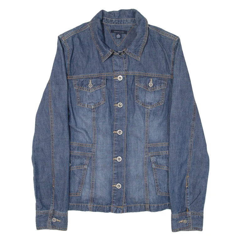 TOMMY HILFIGER Womens Chore Jacket Blue M