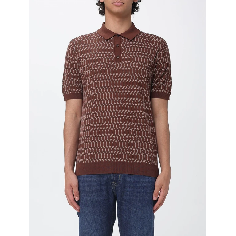 Polo Shirt Men color Brown (810362ZQ312Z3040)