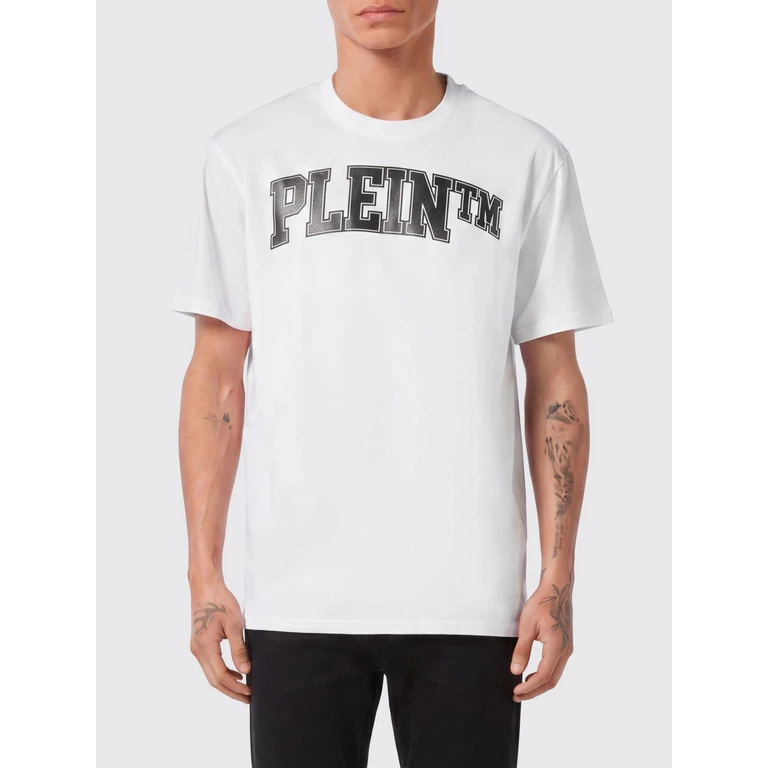 Cotton T-shirt with Contrasting Lettering Logo Print on the Front (LADCMTK8543PJY002N01)