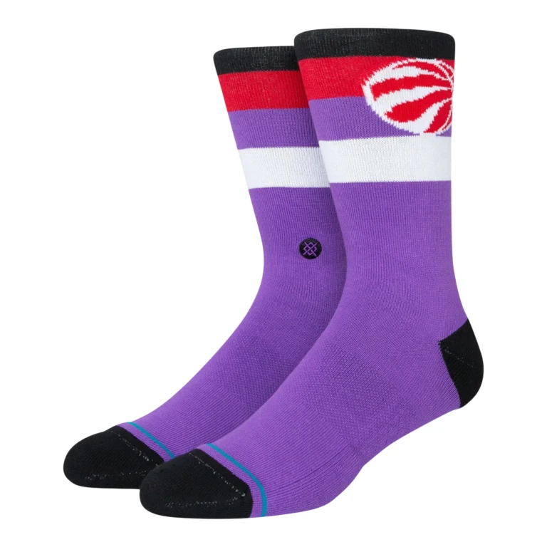 Raptors ST Men Crew Socks Purple/Red