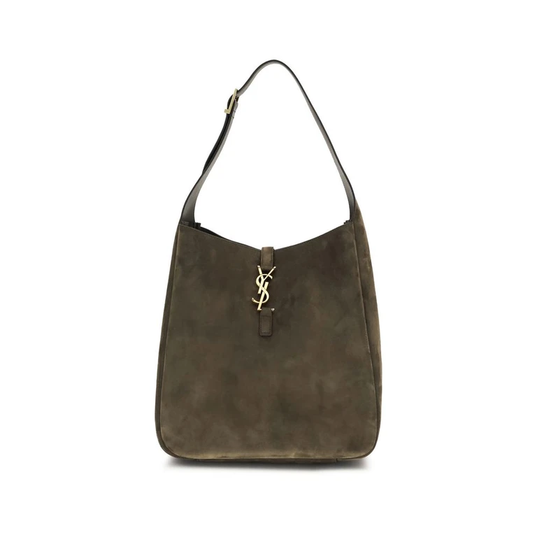 Saint Laurent Bicolor Calf Leather Bos Taurus Shoulder Bag - Women (SA8505451U80W3212BB)