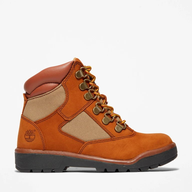 Youth Preschool 6 Inch Field Boot 'Medium Brown' Boots