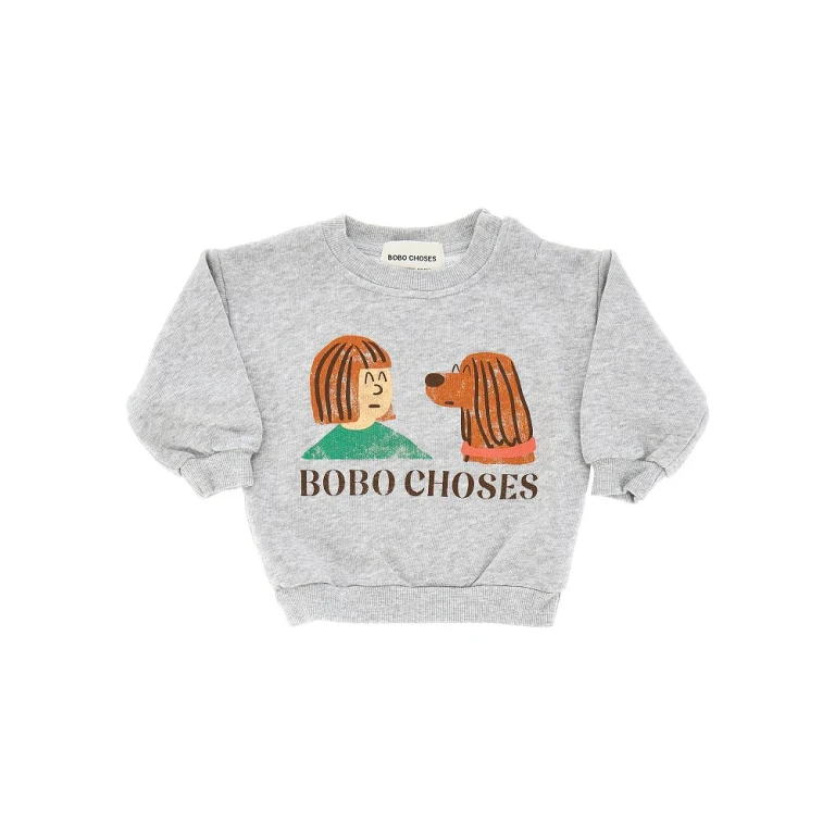 BOBO CHOSES 'Friends in a pickle' crewneck sweatshirt Kids 9M