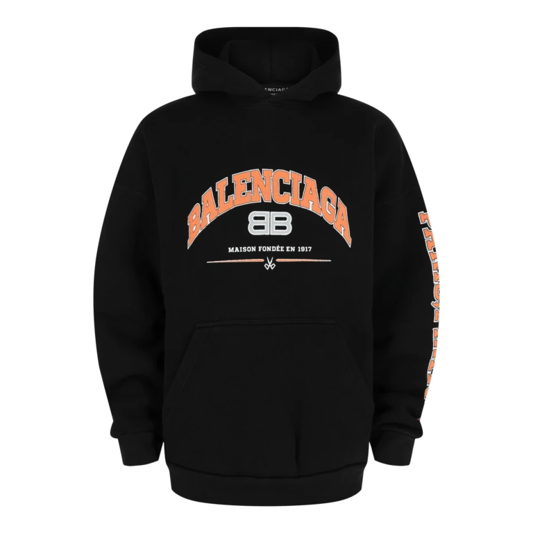 Oversized Logo Print Hoodie