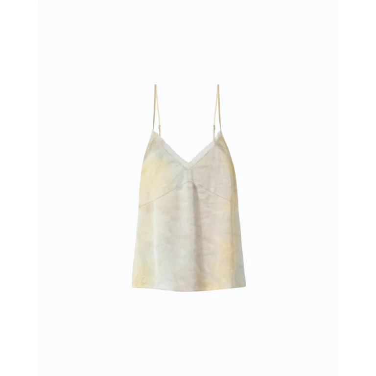Top en satin aux reflets dégradés - 38