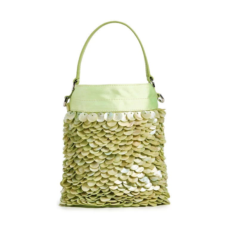 STAUD Lila Mini Bucket Bag Matcha One Size