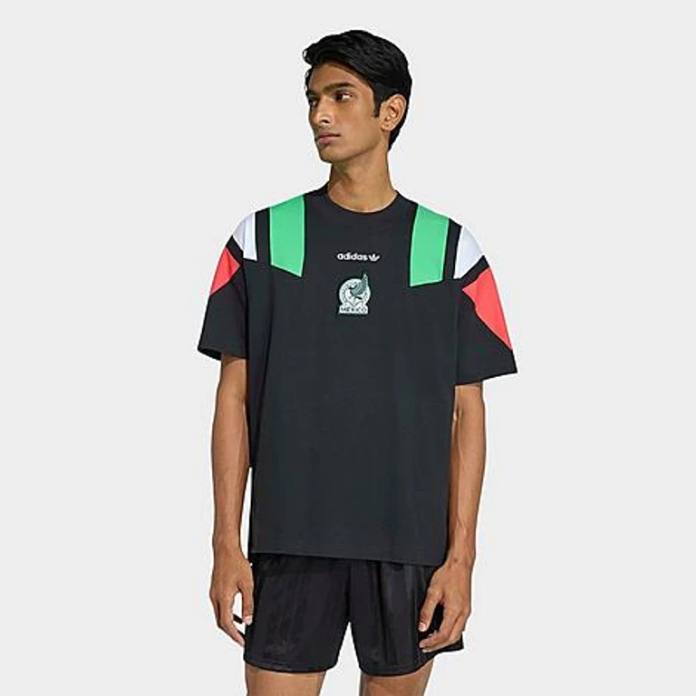 adidas Men's Originals Mexico EQT T-Shirt in Black Size: Small