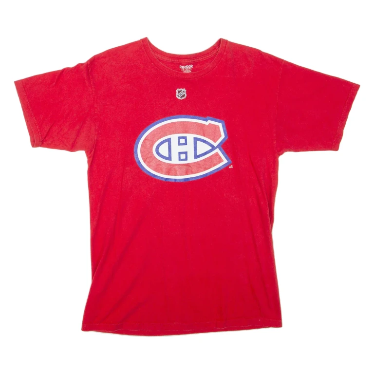 REEBOK X NHL Montreal Canadiens Mens T-Shirt Red S