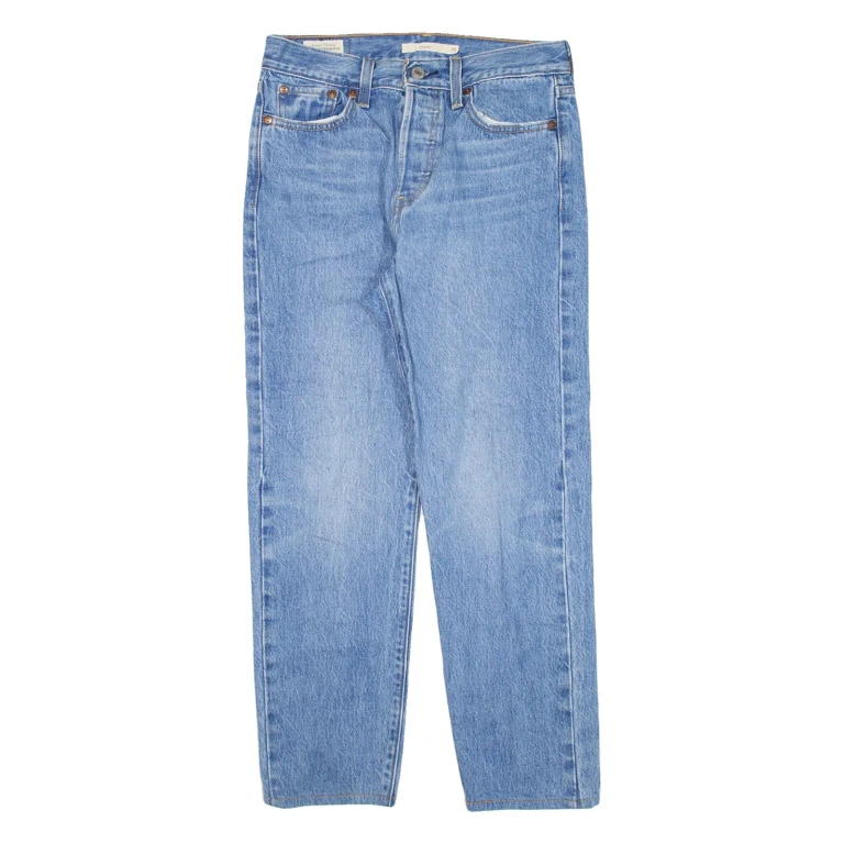 LEVI'S Wedgie BIG E Womens Jeans Blue Regular Tapered W26 L24