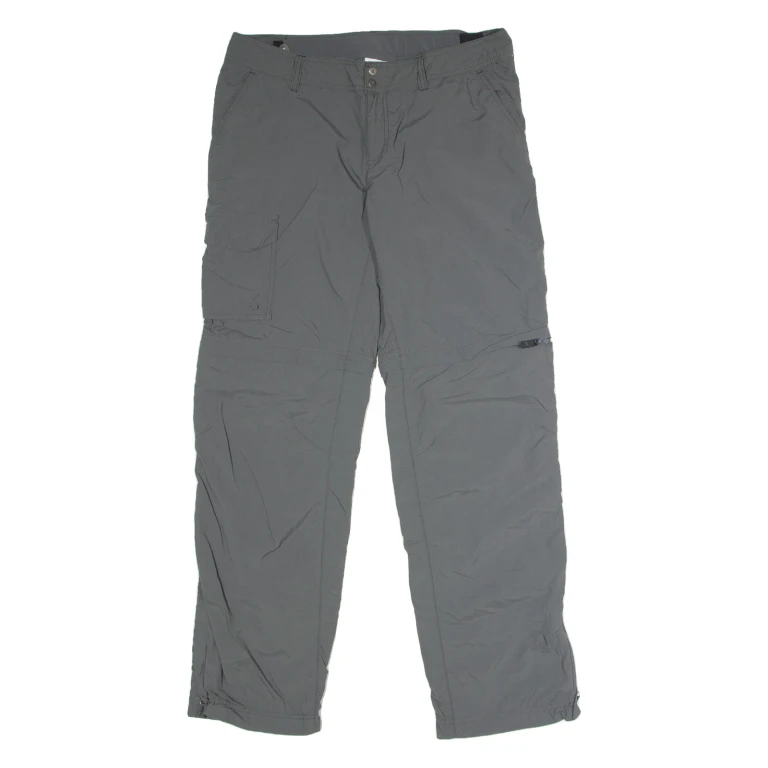 COLUMBIA Outdoor Womens Trousers Grey Regular Straight W34 L32