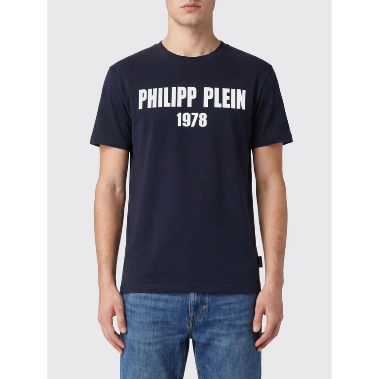 Cotton T-shirt with Contrasting Logo Lettering Print on the Chest (LADCMTK8549PJY002N24)
